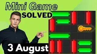 Minigame 3 August solved/ Hamster Combat Puzzle Key 🗝️🔐