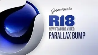 What's New in Cinema 4D R18 - Parallax Bump Maps