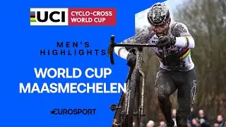 Mathieu Van Der Poel Magic 🪄 | 2025 UCI Cyclocross World Cup Maasmechelen Men's Highlights