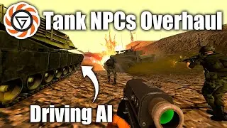 NEW Tank NPCs Overhaul - Driving AI + Sounds & Effects! | Garry's Mod | VJ Base