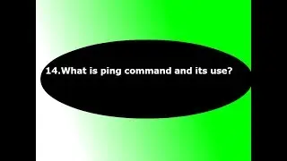 What is ping command and it’s use?