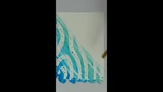 Hidden Crayon Resist #crayon #paint #watercolor #draw #artwork #create #crayola #shorts