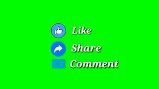 Subscribe Intro, Like, share, and Comment Green Screen (No Copyright)