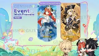 IMPORTANT NEWS! 4.8 BANNERS, REDEEM CODES, SPECIAL PROGRAM DATES + MORE!  - Genshin Impact