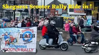 Skegness scooter rally 'Ride in' 2025