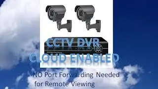DVR - CLOUD ENABLED - No Port Forwarding to Remote View CCTV DVR