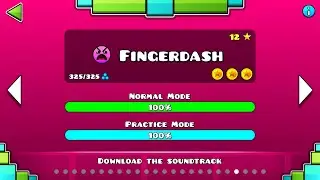 "Fingerdash" 100% Complete [All Coins] – Geometry Dash