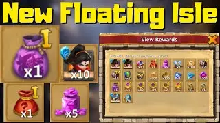 New Floating Isle | New Rewards | Serratica bags, Jars of gems and more | Castle Clash