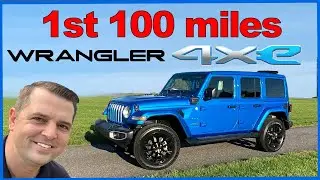 Jeep Wrangler 4xe plug-in hybrid first 100 miles MPG