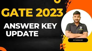 GATE 2023 official Answer key update