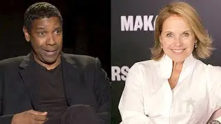 Denzel Washington Shades Katie Couric … But He Did The Same Thing To Us Too!