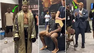 ЗАКУЛИСЬЕ БОЯ  Нганну и Фьюри ! АПЛОДИСМЕНТЫ в РАЗДЕВАЛКЕ !