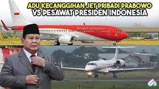 PRABOWO KELILING DUNIA GUNAKAN JET PRIBADI MEWAH! Pesawat Presiden Indonesia Vs Jet Pribadi Prabowo