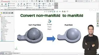 Surface from mesh │Solidworks mesh modeling│