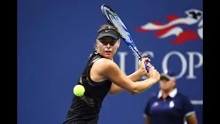 2017 US Open: Maria Sharapova's Match Point vs. Simona Halep