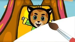 🎈Сваливать вину не хорошо - 🎇Горка -Три котенка - Мультик Раскраска -Учим цвета