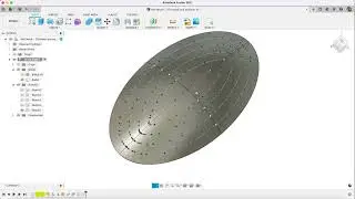 Fusion 360 - Projecting sketch to surface - Hairbrush model part 2