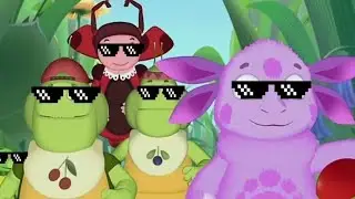 ЛУНТИК НА ЛОМАНОМ РУССКОМ  Лунтик X Gasters made