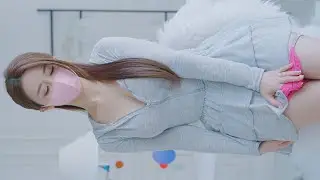 (4K 세로룩북) 가까이서 보는 노팬티 노브라 일본 룩북🤍 투피스 여친룩 초근접 란제리 룩북 직캠 bikini underwear 모델 장미