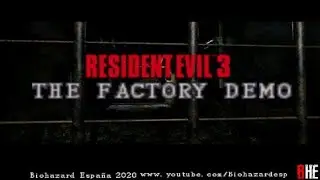 Resident Evil 3 - The factory [ Playstation Mod ]