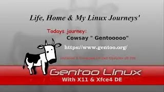 Gentoo Gnu/Linux With Xfce4 DE On Optiplex 790 & Down In A Hole