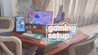 ✨ kinda kawaii gaming setup tour || it cute so i dont destroy things when i tilt, updated 2021 [ad]