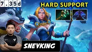 Sneyking Crystal Maiden Hard Support - Dota 2 Patch 7.35d Pro Pub Gameplay