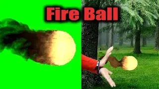 Fireball Green Screen || Fire Power After Effects || 3ds max