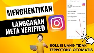 Cara Menghentikan Langganan Meta Verified Instagram Agar Uang Tidak Di Potong Otomatis