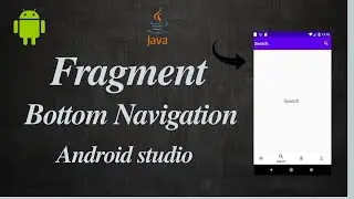 Fragment bottom navigation| res me bottom navigation | Without click  | Android Studio using java