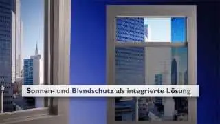 Multirollo Dimmbares Glas Aluminiumfenster Bau und Bürosysteme Stock Wuppertal