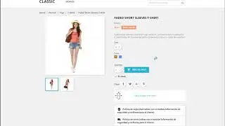 Sizes chart/guide - PrestaShop