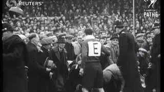 Wales defeats Ireland in Rugby International at Cardiff Arms Park (1936)