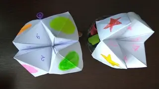 DIY! Гадалка из бумаги оригами!!! Как легко сделать своими руками