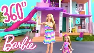 💖 VISITA LA MEGA CASA DE LOS SUEÑOS DE BARBIE ✨ TOUR 360° | Barbie En Español Latino