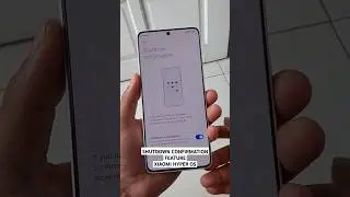 New Update Feature on Xiaomi HyperOS Shutdown Confirmation #shorts