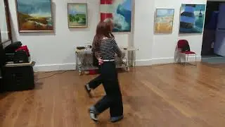 Swing Jive Class Routine - Cross Kick Drag with Jim & Sarah