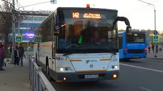 Автобус ЛиАЗ-5250 "Voyage" с маршрутом №142 Станция Реутов   Агрогородок