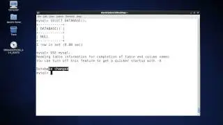 MySQL - CREATE Database Command in Terminal - Console [ SHOW SELECT DROP USE ]