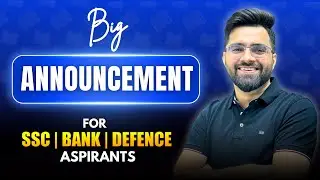 🔥 Big Surprise for SSC, BANK, DEFENCE Aspirants | Tarun Grover