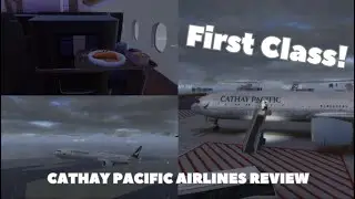 FIRST CLASS! | Cathay Pacific | Гон-Конг-Амстердам | Avia review | Roblox | #roblox #aviation