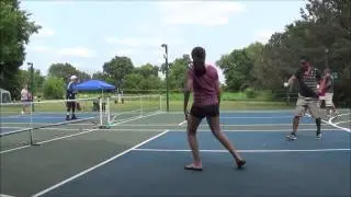 Pickleball in flip-flops