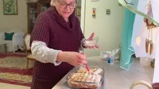 К чаю сделала налистники с творогом в духовке…..
