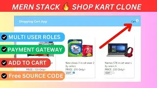MERN Stack (Ecommerce Website) Project With React Redux - For Internship/Resume/Beginners