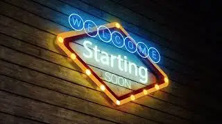 Neon video intro, Neon video opener