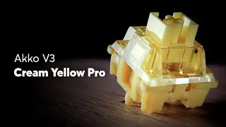 Akko V3 Cream Yellow Pro Switch Sound Test and Review | Even better!