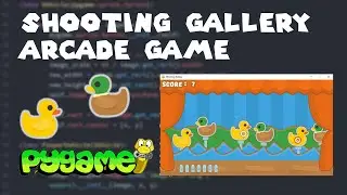 ASMR Programming - Shooting Gallery Arcade Game in Python and Pygame