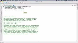 7.7. (Part 1) Driver's License Exam - Python