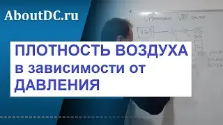 ПЛОТНОСТЬ воздуха в зависимости от ДАВЛЕНИЯ