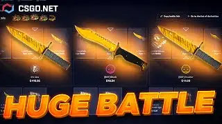 This Case Battle PAID HUGE Because of This Knife Pull!? (CSGO.NET PROMO CODE 2023)